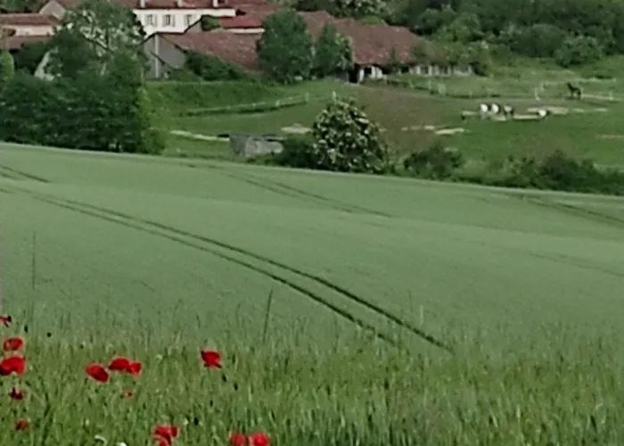 Logis Du Poirier Alojamento de Acomodação e Pequeno-almoço Juignac